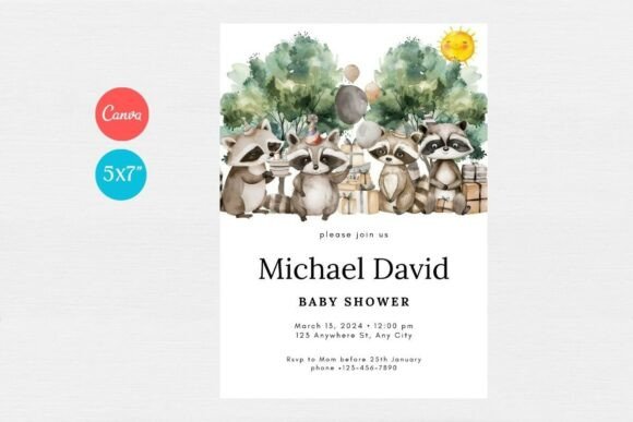 Baby Shower Invitation Template 301