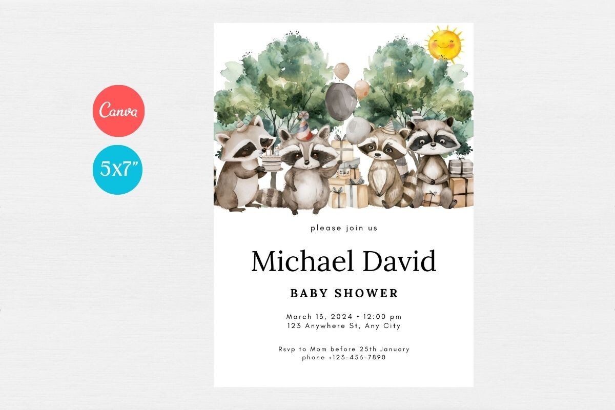 Baby Shower Invitation Template 301