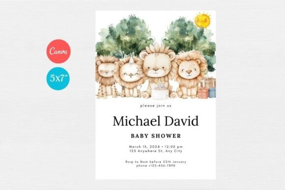 Baby Shower Invitation Template 303