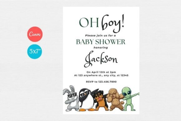 Baby Shower Invitation Template 305
