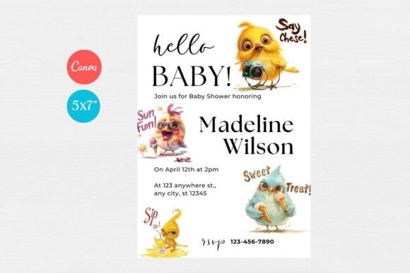 Baby Shower Invitation Template 312