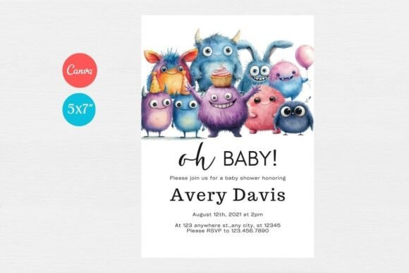 Baby Shower Invitation Template 313