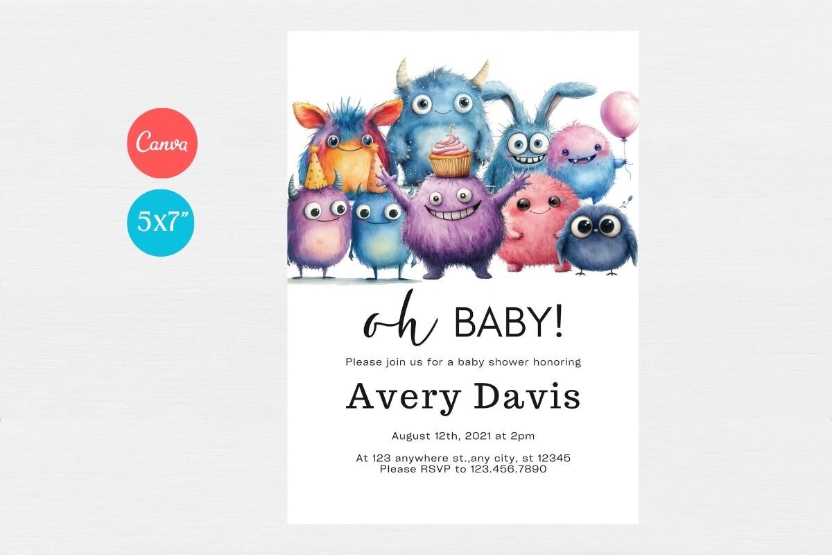 Baby Shower Invitation Template 313