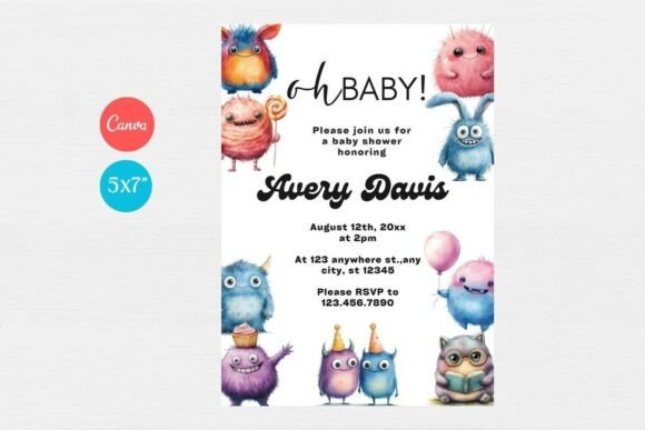 Baby Shower Invitation Template 320