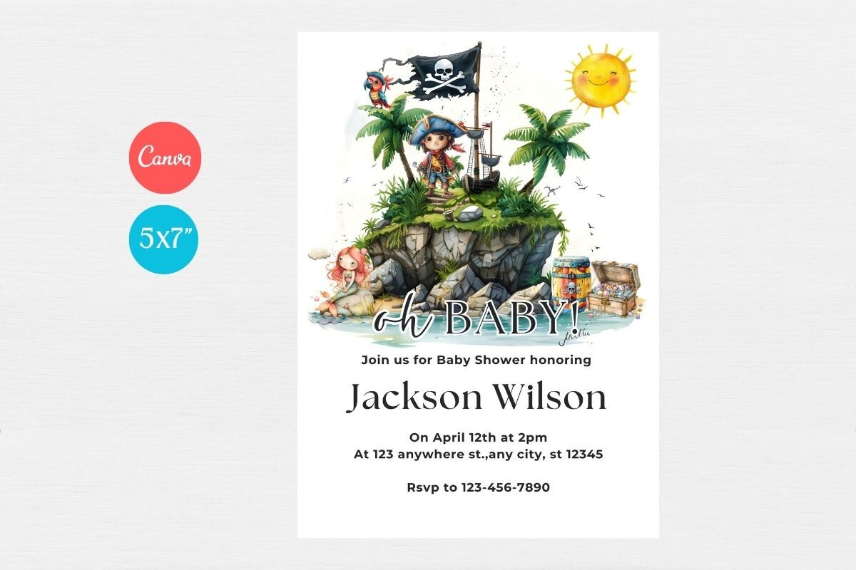 Baby Shower Invitation Template 325