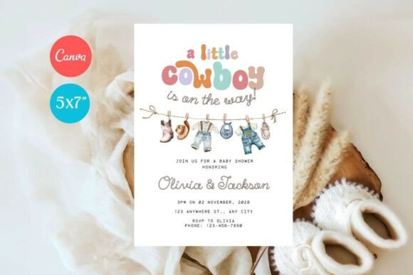 Baby Shower Invitation Template 342