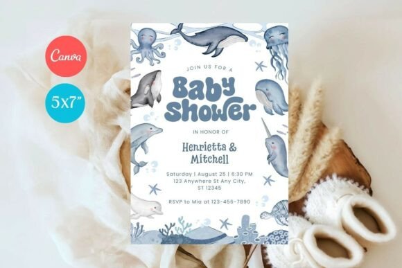 Baby Shower Invitation Template 344