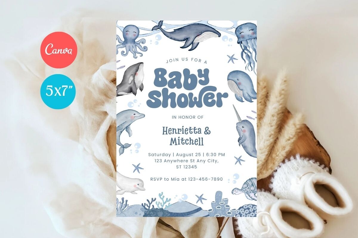 Baby Shower Invitation Template 344