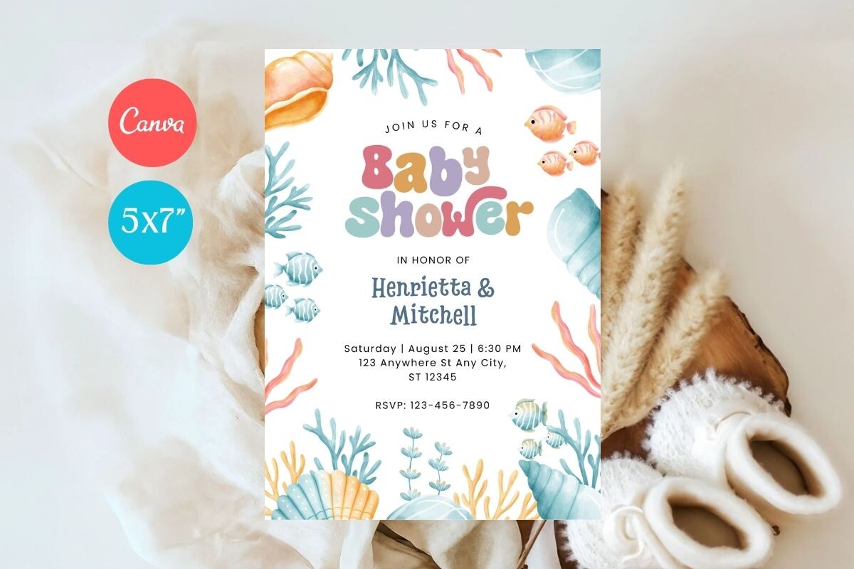 Baby Shower Invitation Template 346