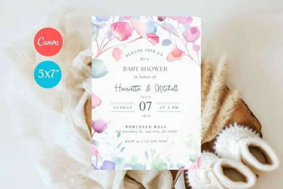 Baby Shower Invitation Template 351