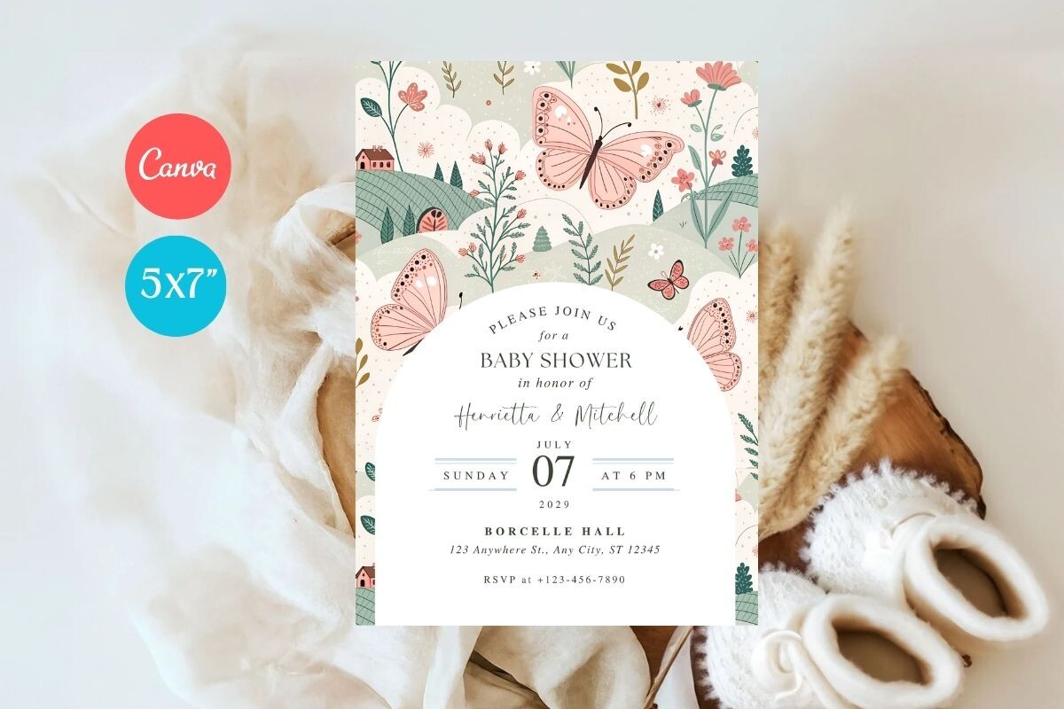 Baby Shower Invitation Template 361