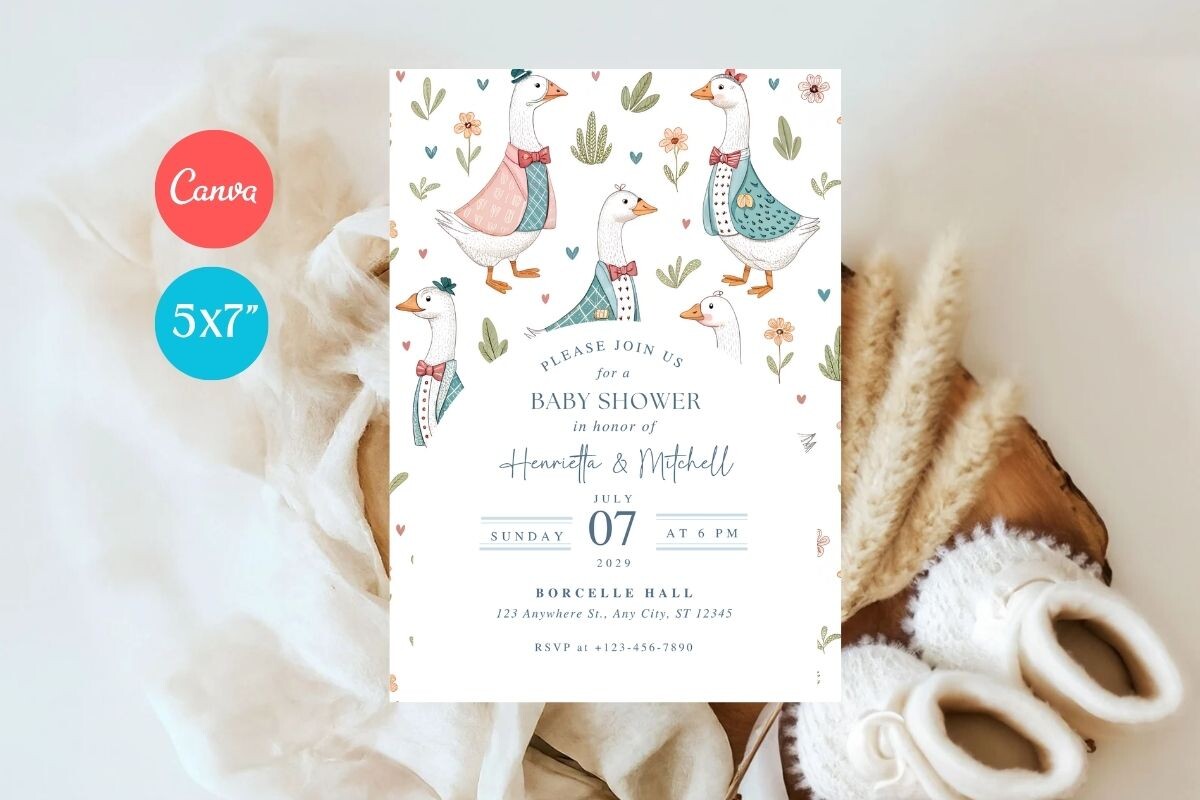 Baby Shower Invitation Template 363