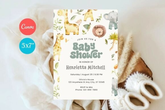 Baby Shower Invitation Template 373