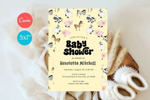 Baby Shower Invitation Template 398