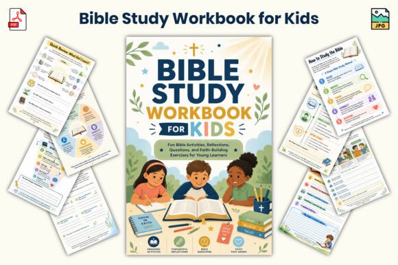 Bible Study Workbook for Kids