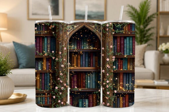 Book Lovers Enchanted Library & Vines