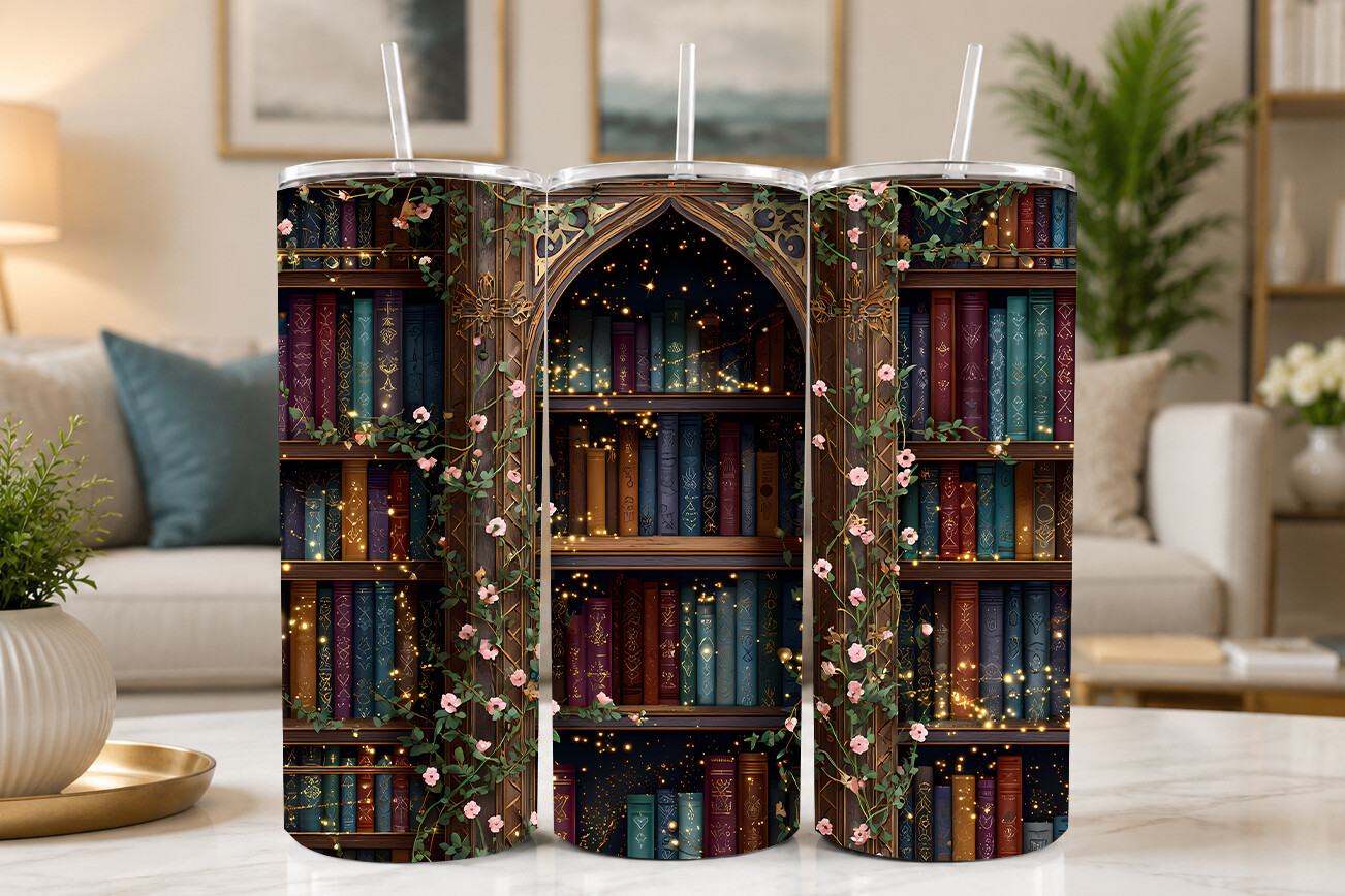 Book Lovers Enchanted Library & Vines