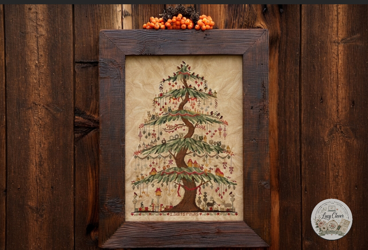 Crossstitch Pattern PDF Winter Sampler