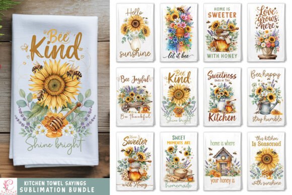 Kitchen Towel Sublimation Bundle