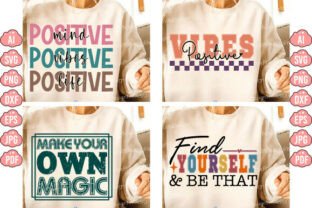 Motivational Quotes Svg Bundle, Png Posi Graphic by RhDesign · Creative ...