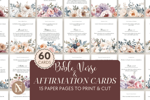 Printable Scripture Affirmation Cards 60