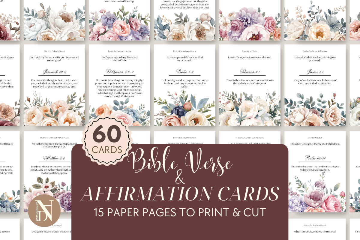 Printable Scripture Affirmation Cards 60