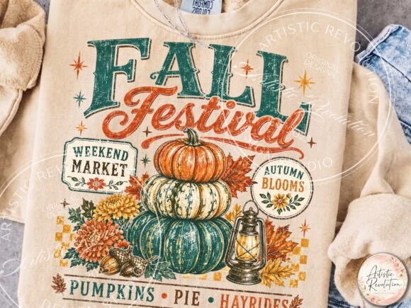 Retro Fall Pumpkin PNG Thanksgiving Fall