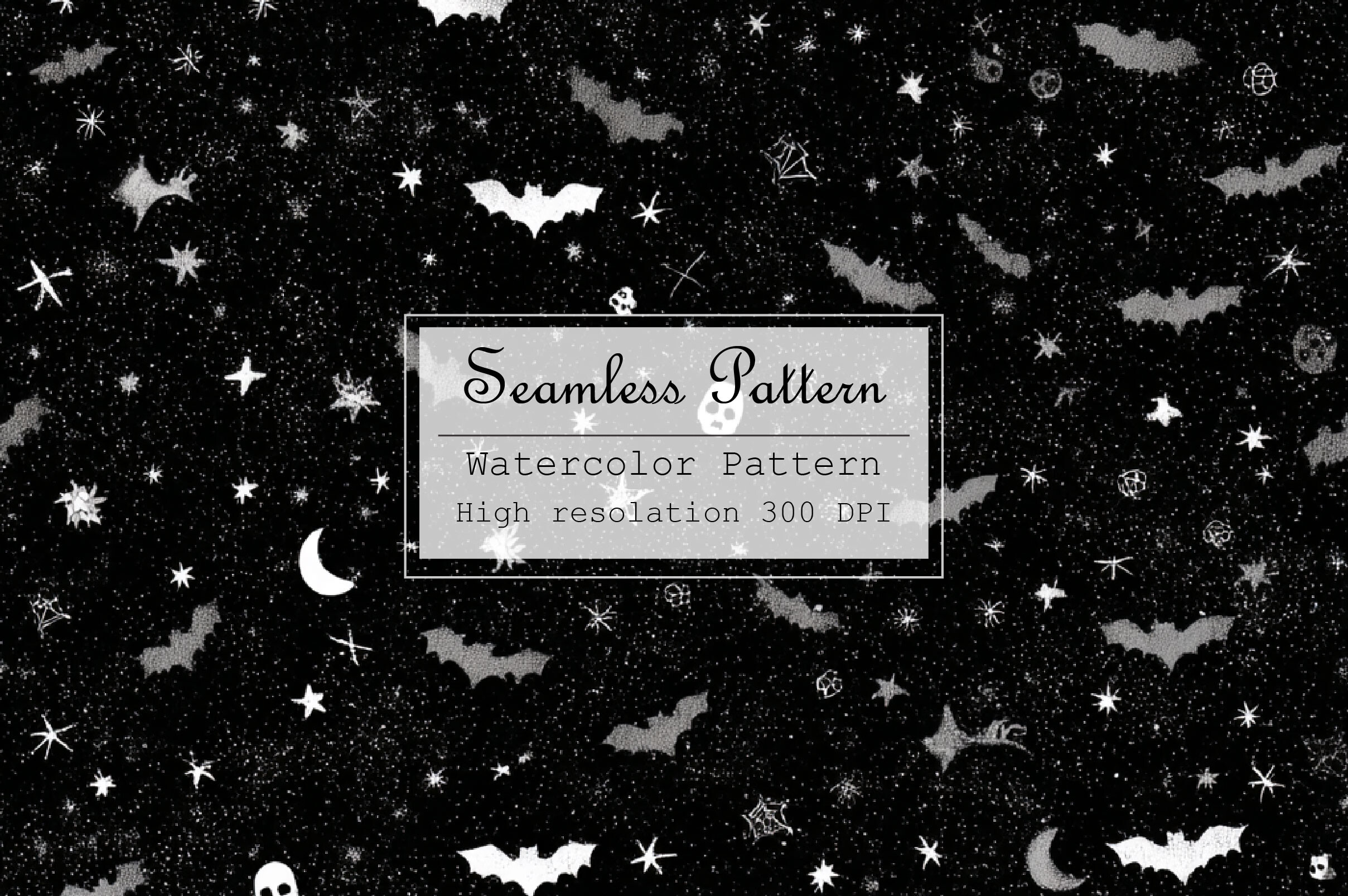 Spooky Halloween Digital Paper Bundle