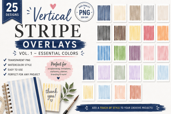 Vertical Stripe Vol.1 – Essential Colors