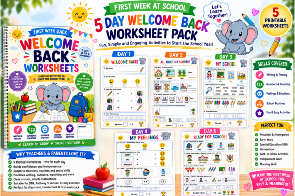 Welcome Back Activities for Kids