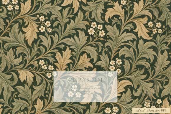 William Morris Acanthus Leaf Pattern