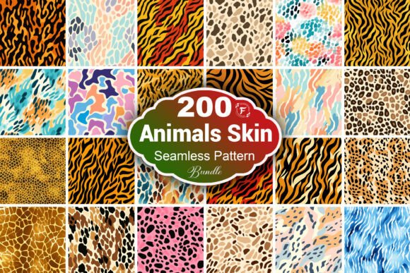 Animals Skin Seamless Pattern