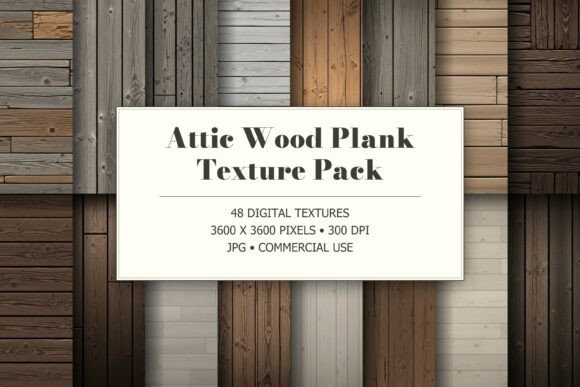 Attic Wood Plank Texture Pack