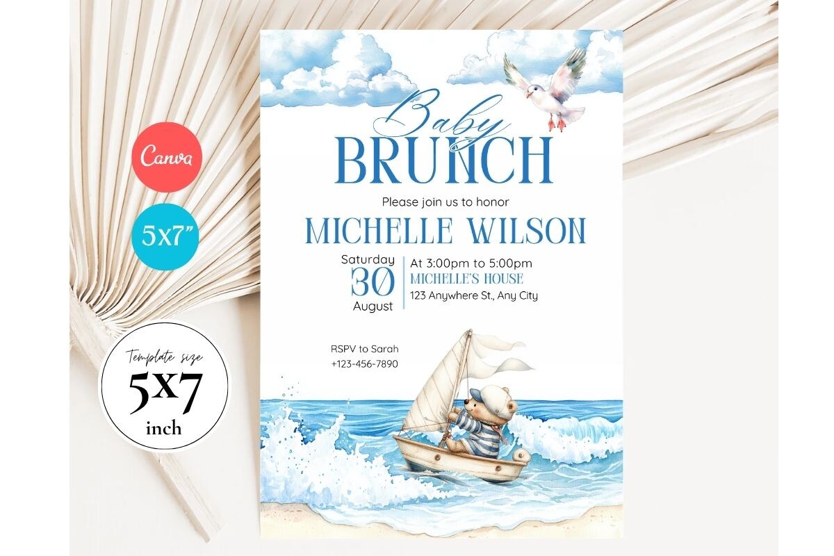 Baby Shower Invitation Template 402
