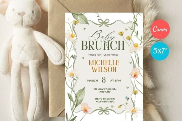 Baby Shower Invitation Template 404