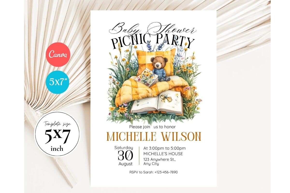Baby Shower Invitation Template 405