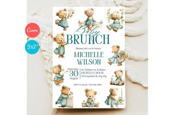 Baby Shower Invitation Template 414