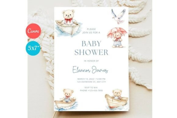 Baby Shower Invitation Template 418