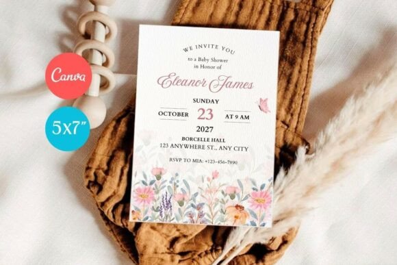 Baby Shower Invitation Template 423