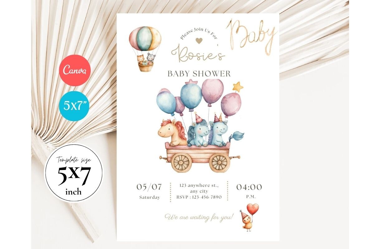 Baby Shower Invitation Template 445