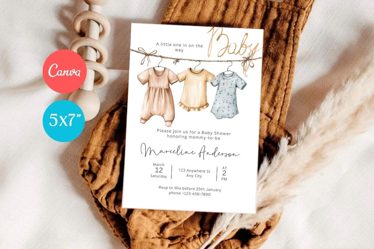 Baby Shower Invitation Template 447