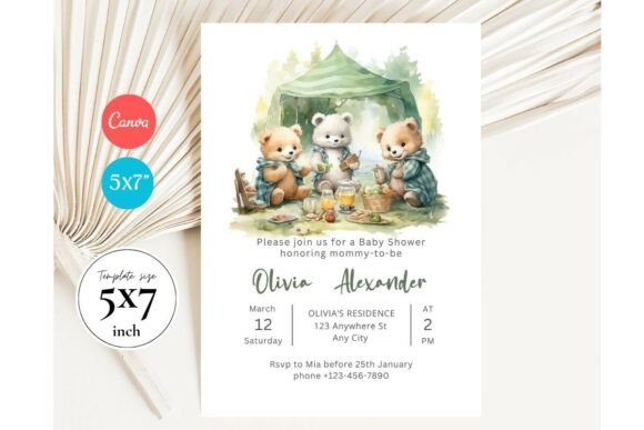 Baby Shower Invitation Template 449