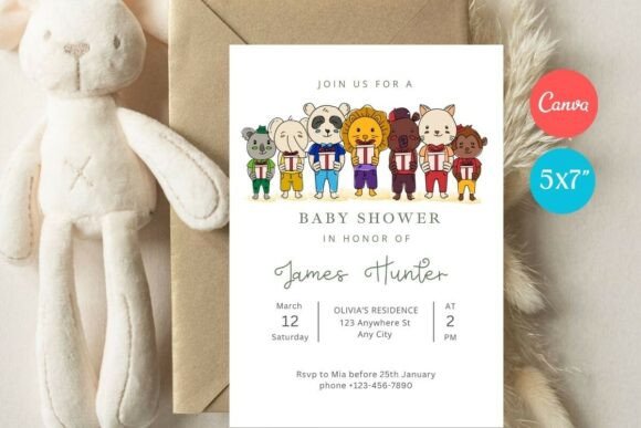 Baby Shower Invitation Template 452