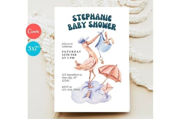 Baby Shower Invitation Template 454