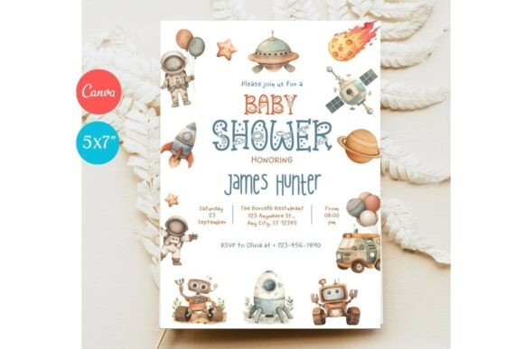 Baby Shower Invitation Template 458