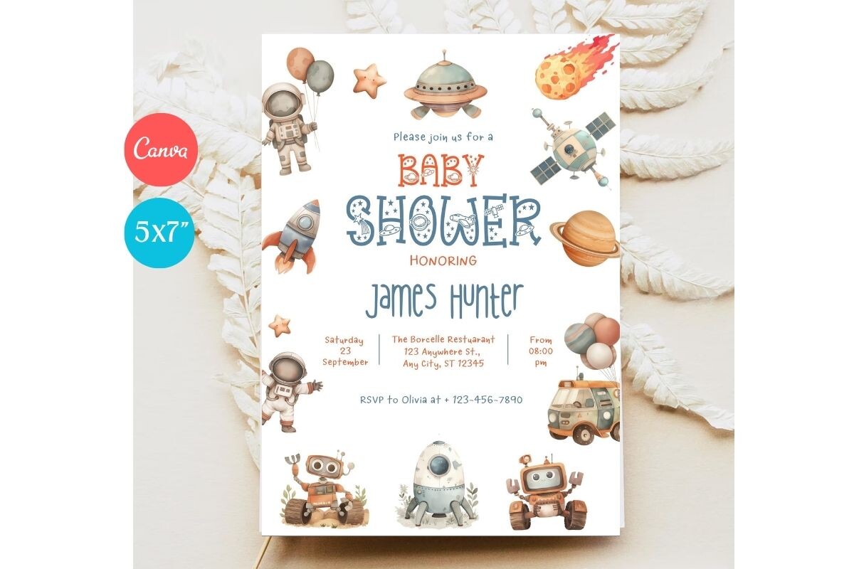 Baby Shower Invitation Template 458