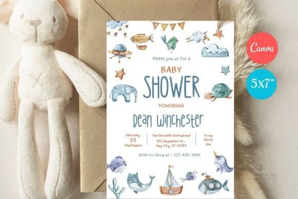 Baby Shower Invitation Template 464
