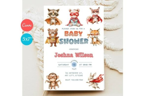 Baby Shower Invitation Template 470
