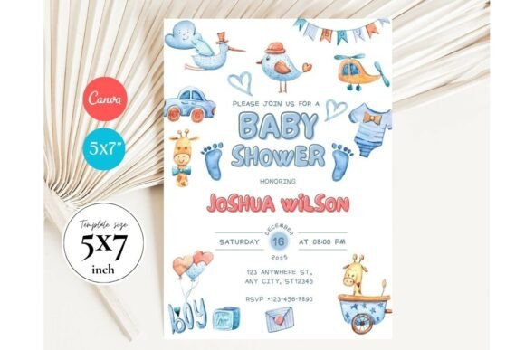 Baby Shower Invitation Template 473