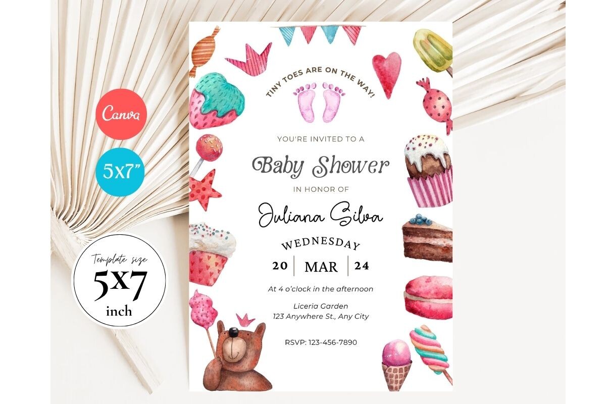 Baby Shower Invitation Template 481